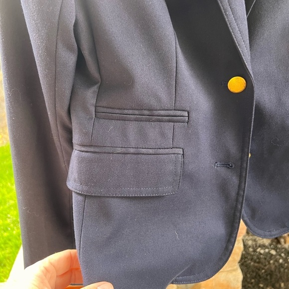 Navy Blazer by Banana Republic Size 6 - Picture 5 of 9